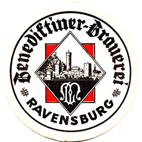 ravensburg rv-bw leibinger bened 1a (rund215-benediktiner-schwarzrot)